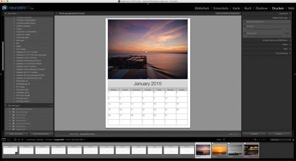 Kalender in Lightroom selbst gestalten | Neunzehn72 Kalender in Lightroom selbst gestalten | Neunzehn72